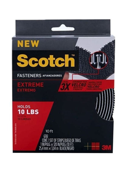 Scotch Extreme Fastener Tape Black