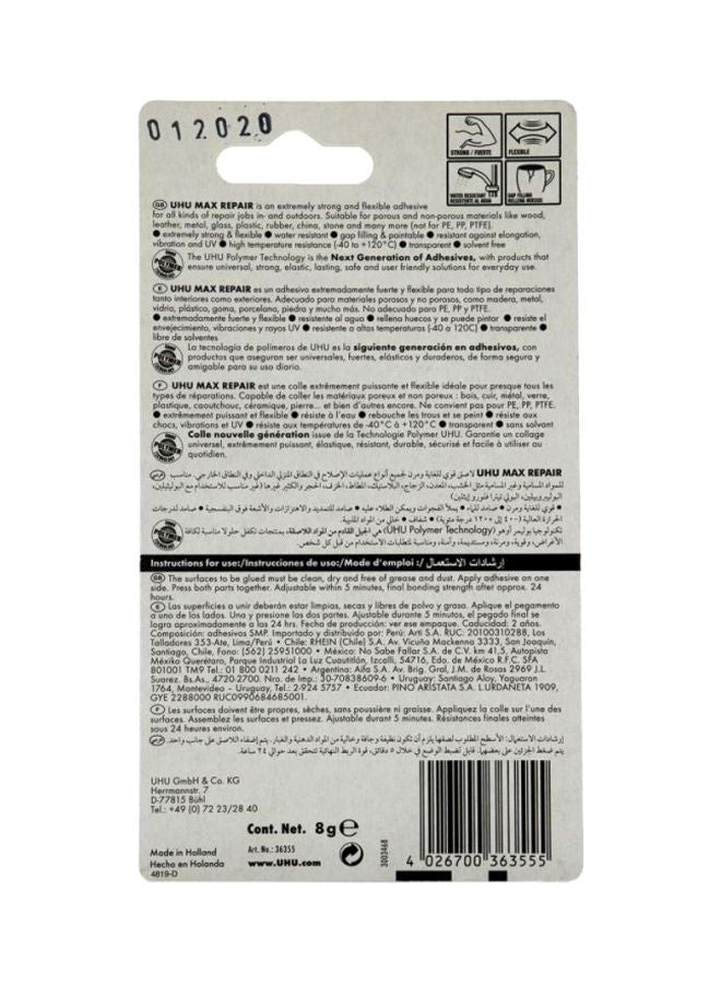 UHU Max Repair Extreme Adhesive Clear