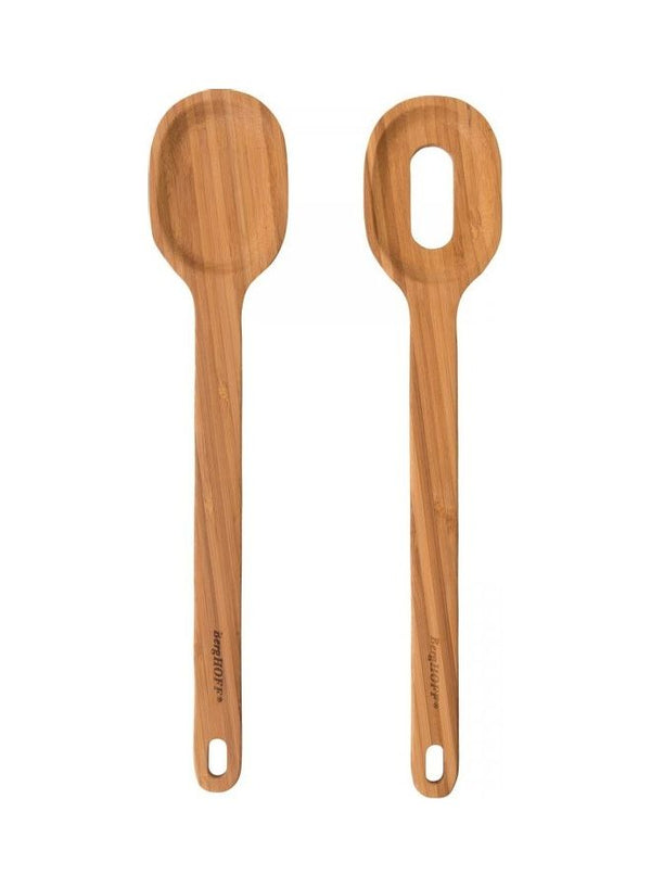Berghoff 2-Piece Wooden Serving Set Brown