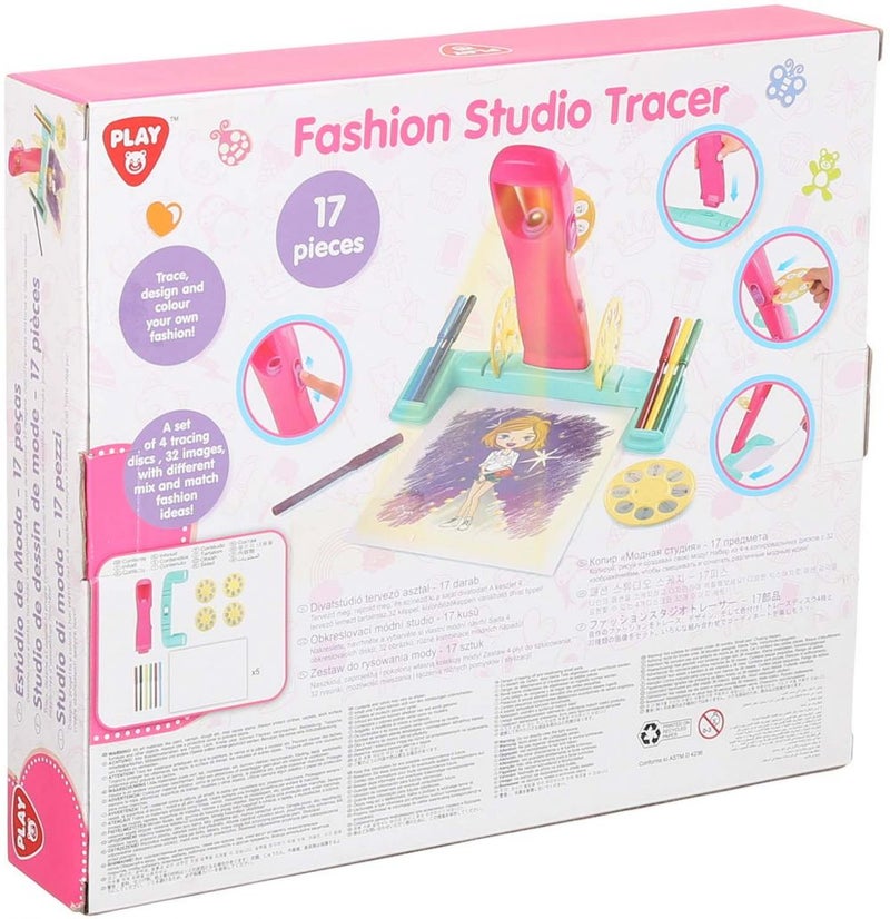 PLAYGO 17-Piece Fashion Studio Tracer Art Craft Kit