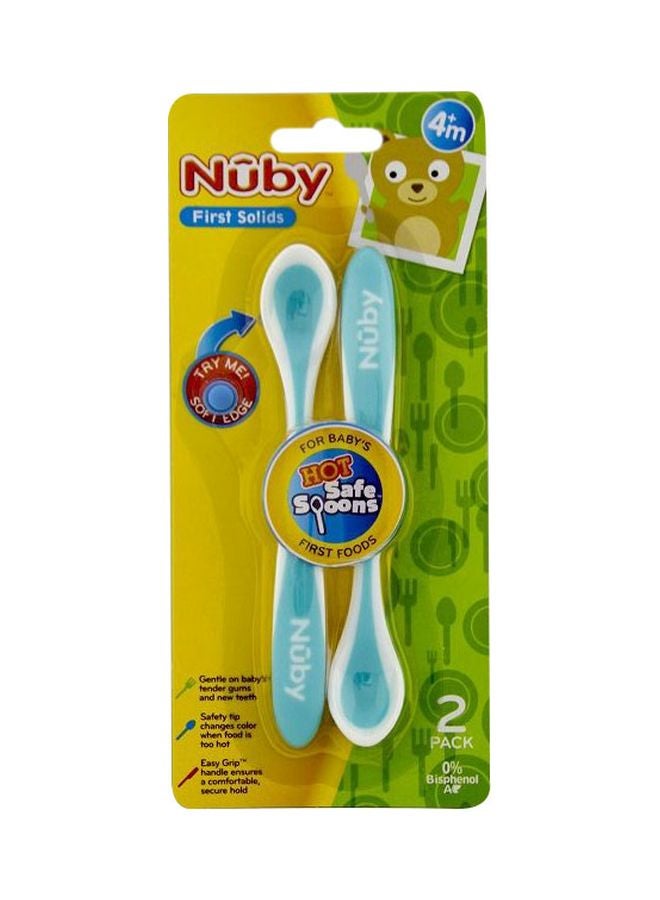 Nuby Pack Of 2 Hot Safe Spoon