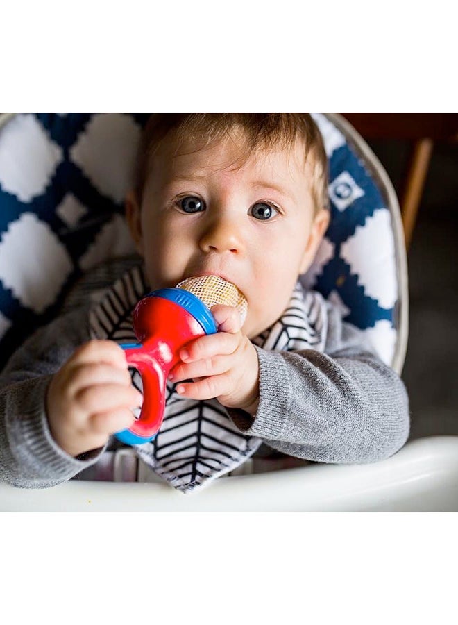 Nuby Baby Nibbler With Cover - Red