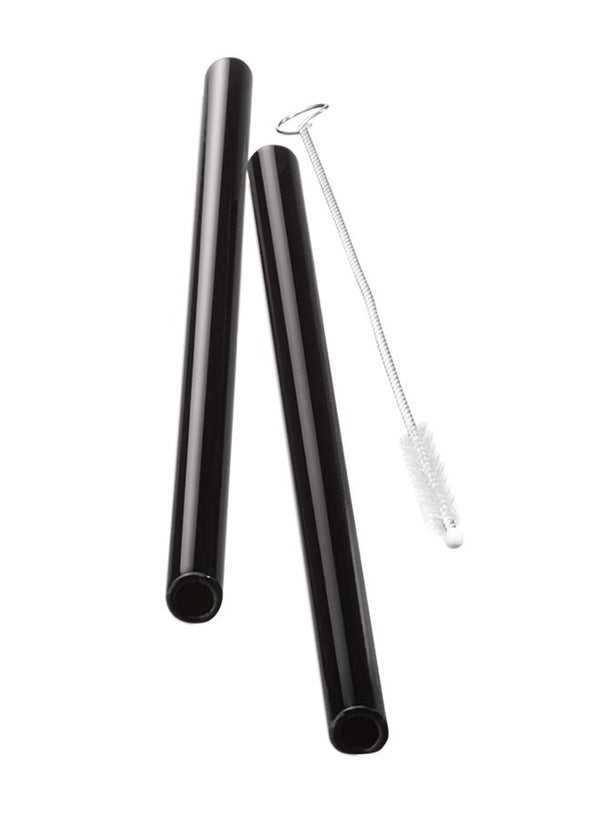 GEFU Glass Straw Set with Brush - Stylish & Eco-Friendly