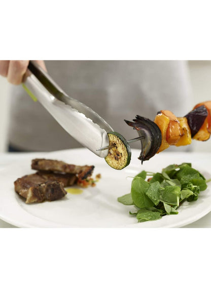 Joseph Joseph Elevate Slimline Tongs Silver/Green