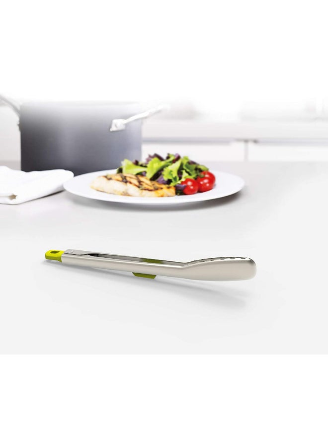Joseph Joseph Elevate Slimline Tongs Silver/Green