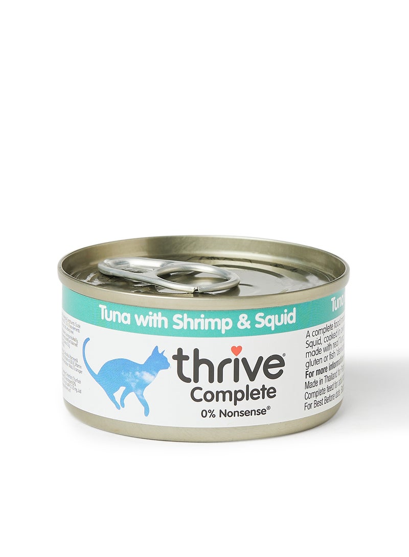 THRIVE Complete Cat Tuna With Shrimp And Squid 75g