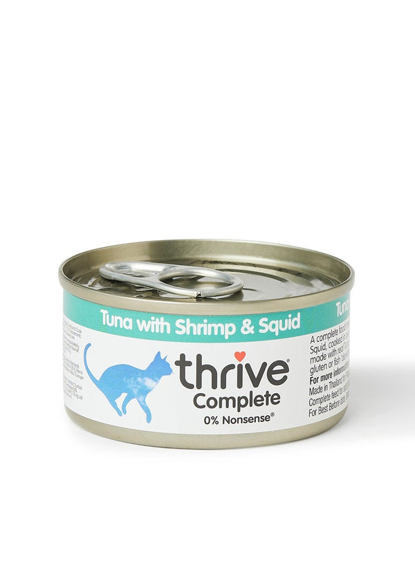 THRIVE Complete Cat Tuna With Shrimp And Squid 75g