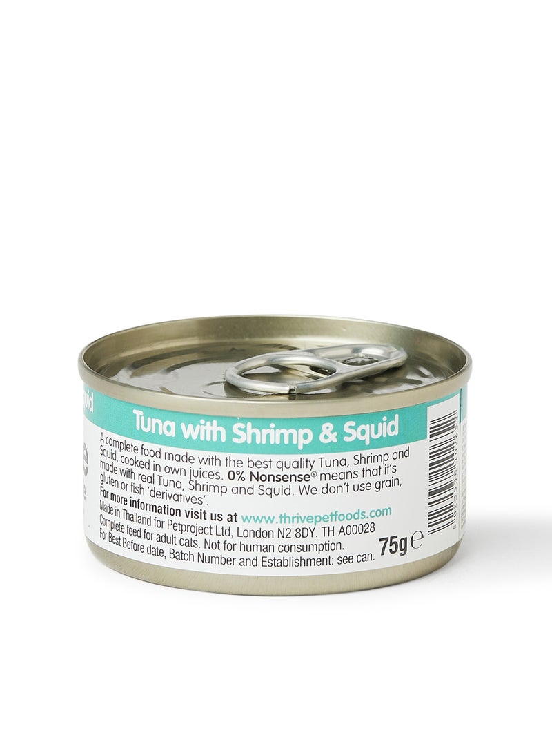THRIVE Complete Cat Tuna With Shrimp And Squid 75g