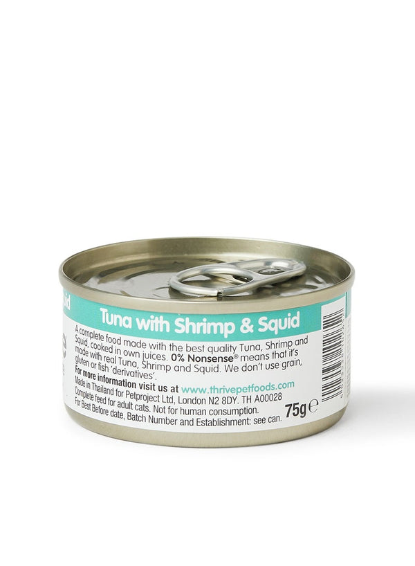 THRIVE Complete Cat Tuna With Shrimp And Squid 75g