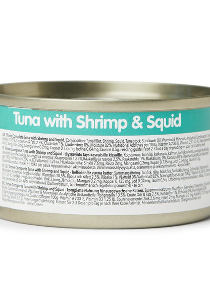 THRIVE Complete Cat Tuna With Shrimp And Squid 75g