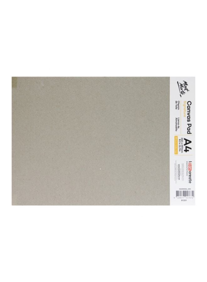 Mont Marte 10-Sheet A4 Canvas Pad - Premium Quality