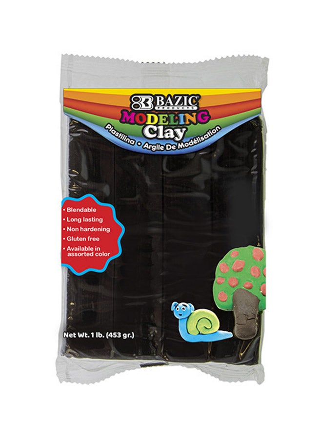 Bazic Modeling Clay 1 Lb Black - Premium Quality
