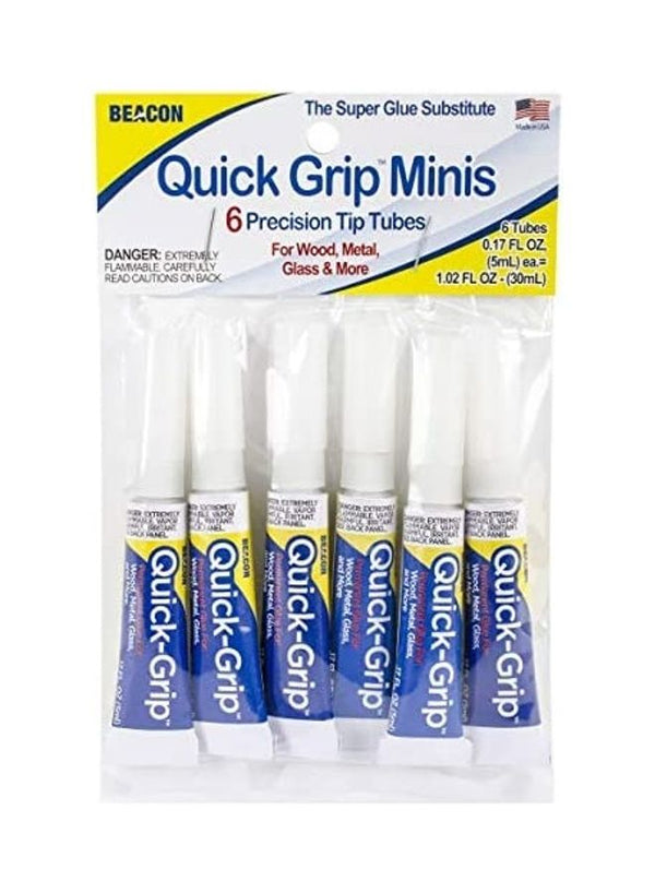 Premium Quick Grip Minis 6 Tube Pack Clear - Generic
