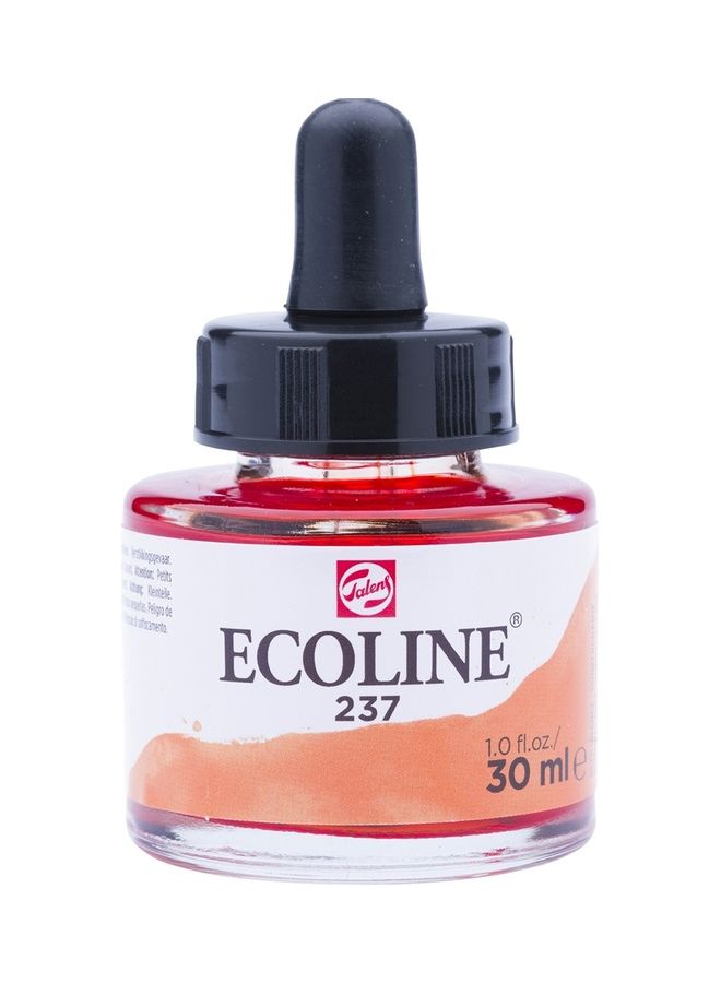 Talens Ecoline Deep Orange Liquid Watercolour