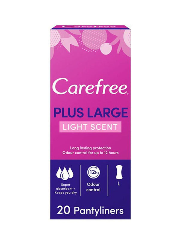 Carefree 20-Piece Light Scent Panty Liners