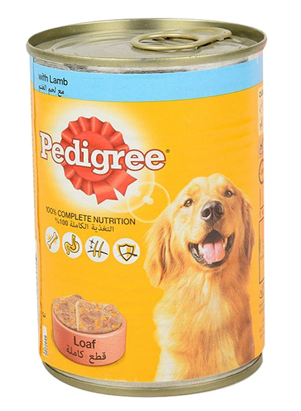 Pedigree Lamb Dog Loaf Wet Food 400g