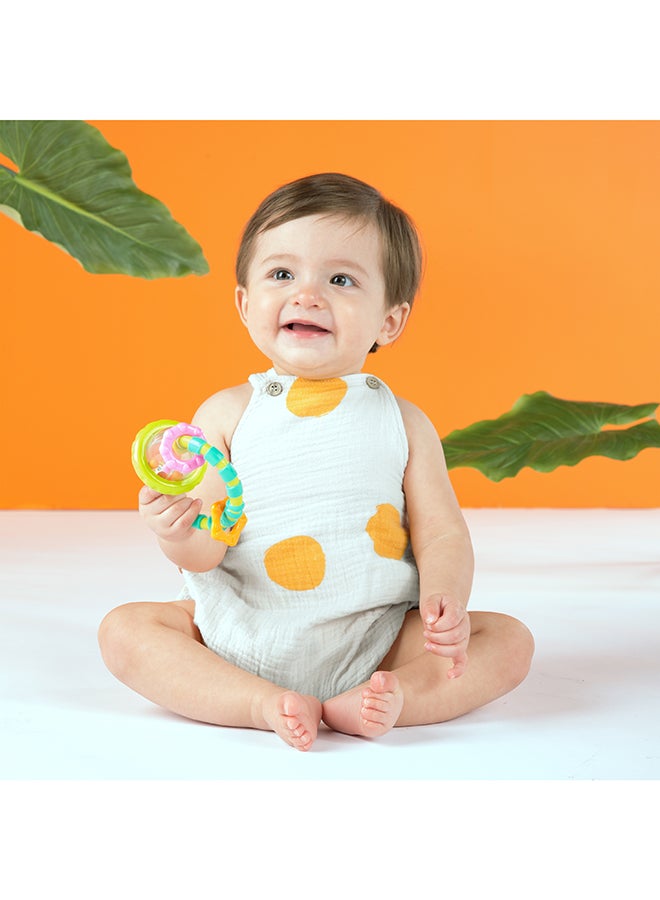 Bright Starts Grab And Spin Rattle Toy