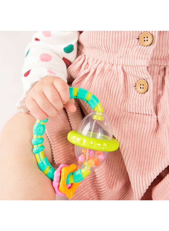 Bright Starts Grab And Spin Rattle Toy