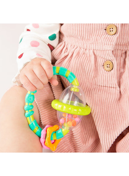 Bright Starts Grab And Spin Rattle Toy