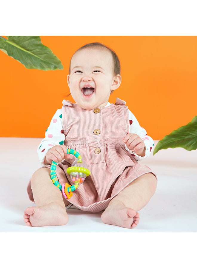 Bright Starts Grab And Spin Rattle Toy