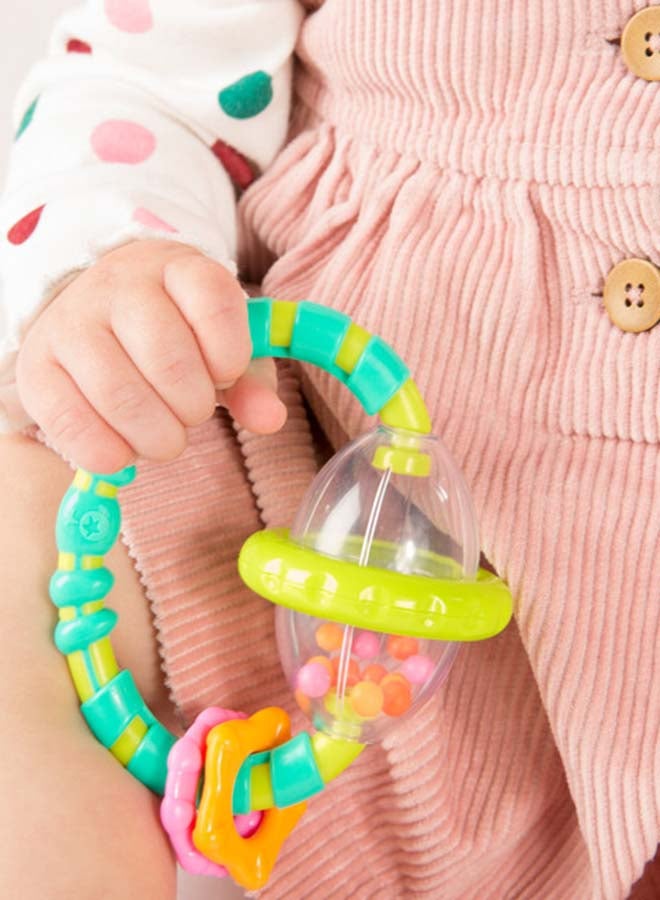 Bright Starts Grab And Spin Rattle - Premium Baby Toy
