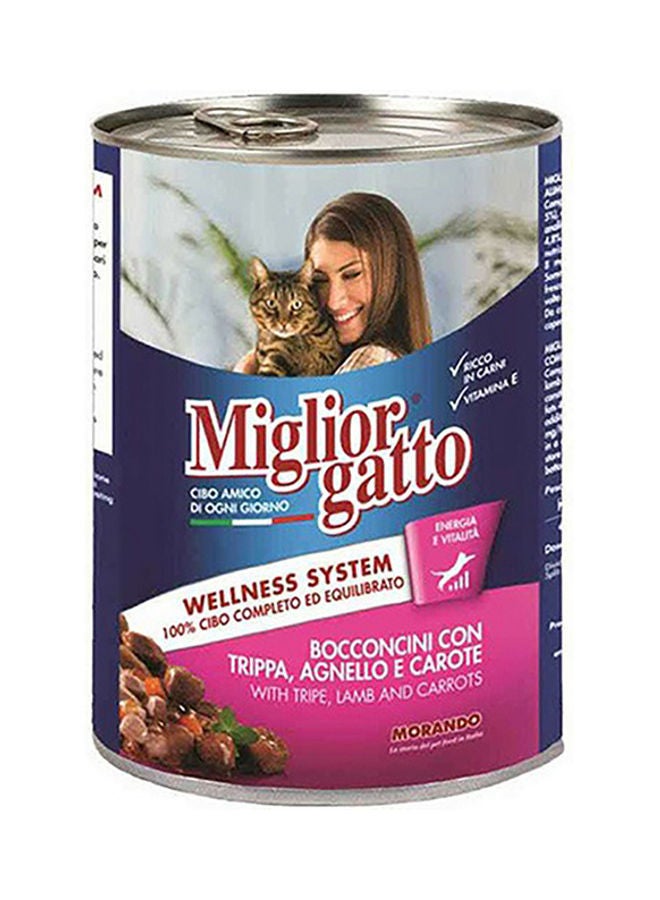 Morando Tripe Lamb & Carrots Cat Food 405g