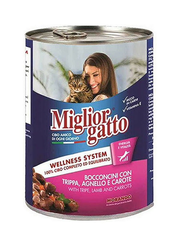Morando Tripe Lamb & Carrots Cat Food 405g