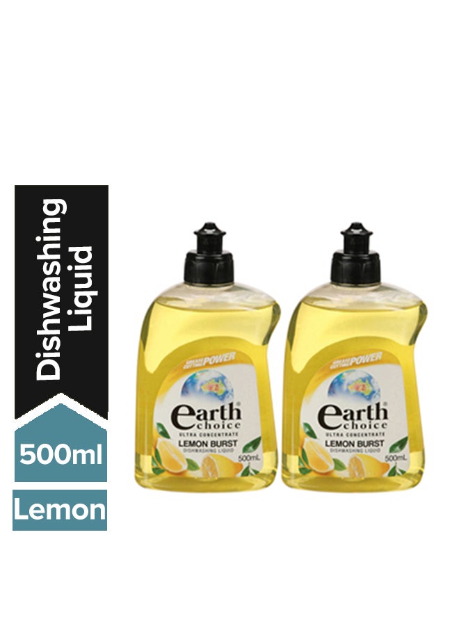 Earth Choice Lemon Flavour Dishwasher Pack of 2