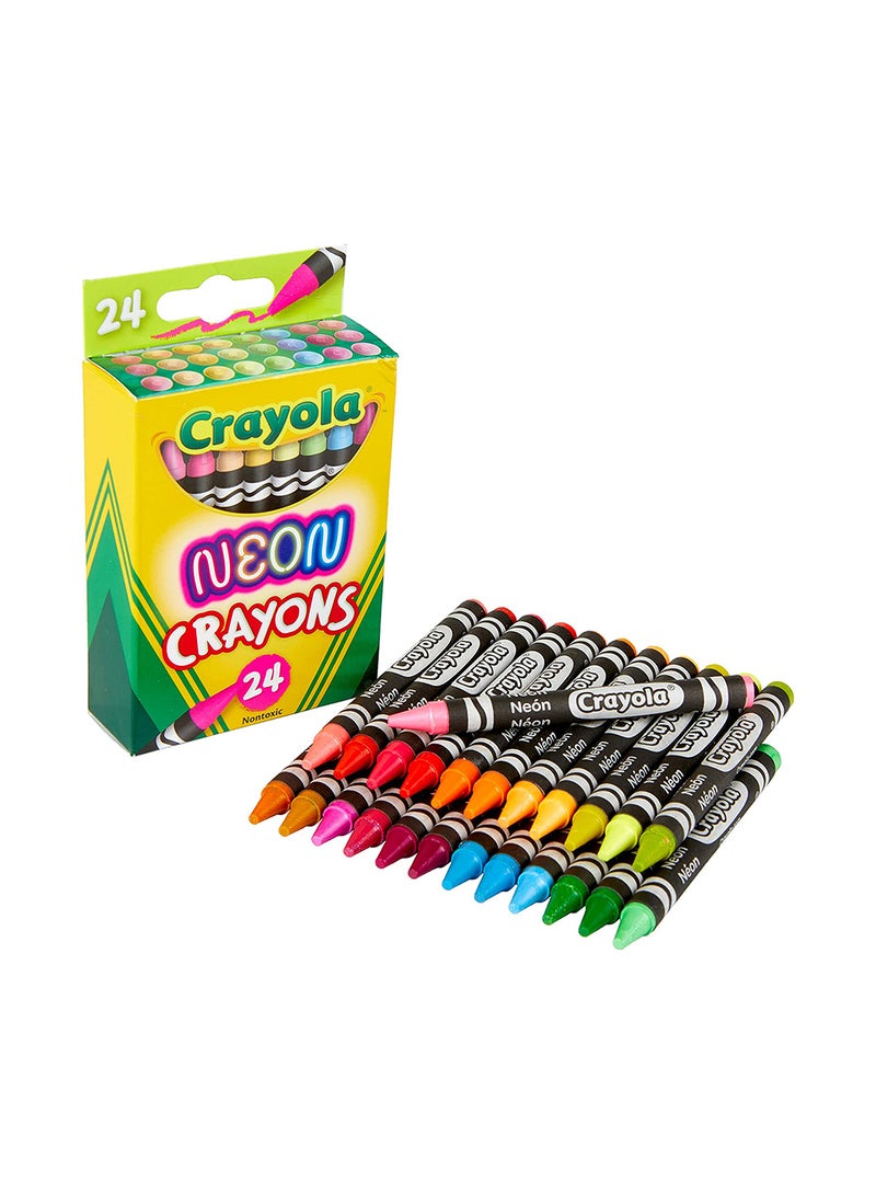Crayola 24 ct. Neon Crayons - Crayola