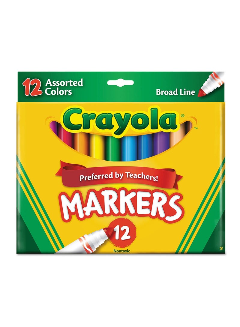 Crayola 12 Ct. Assorted Broad Line Markers