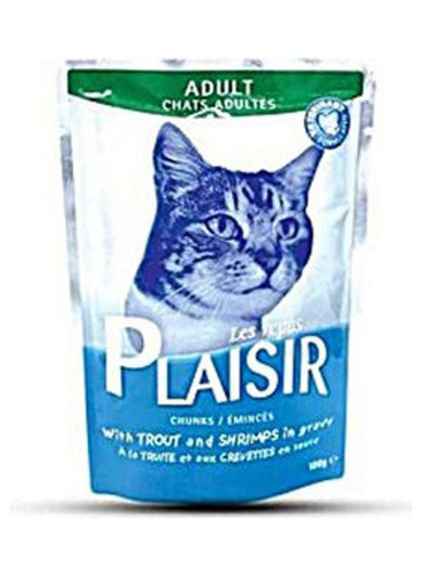 Plaisir Chunks With Trout And Shrimps 100g