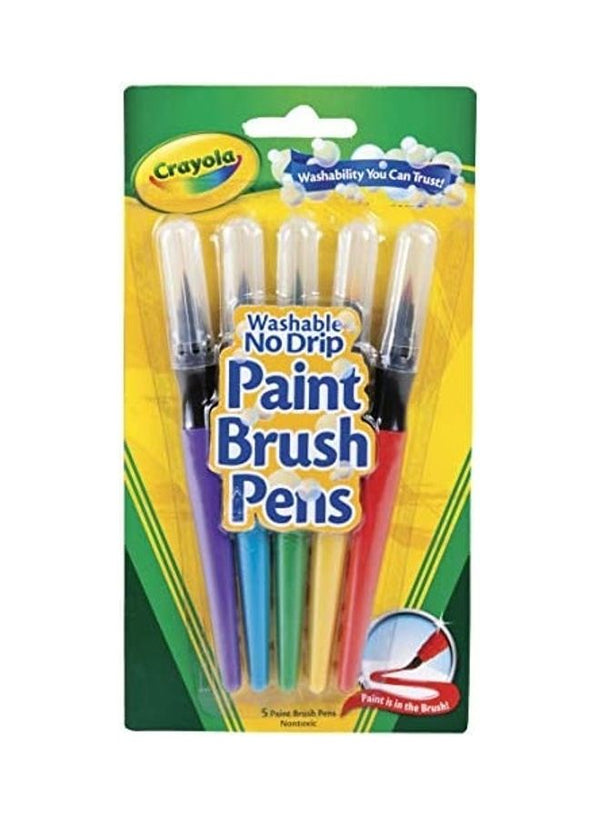 Crayola Paint Brush Pens Set of 5 Multicolour