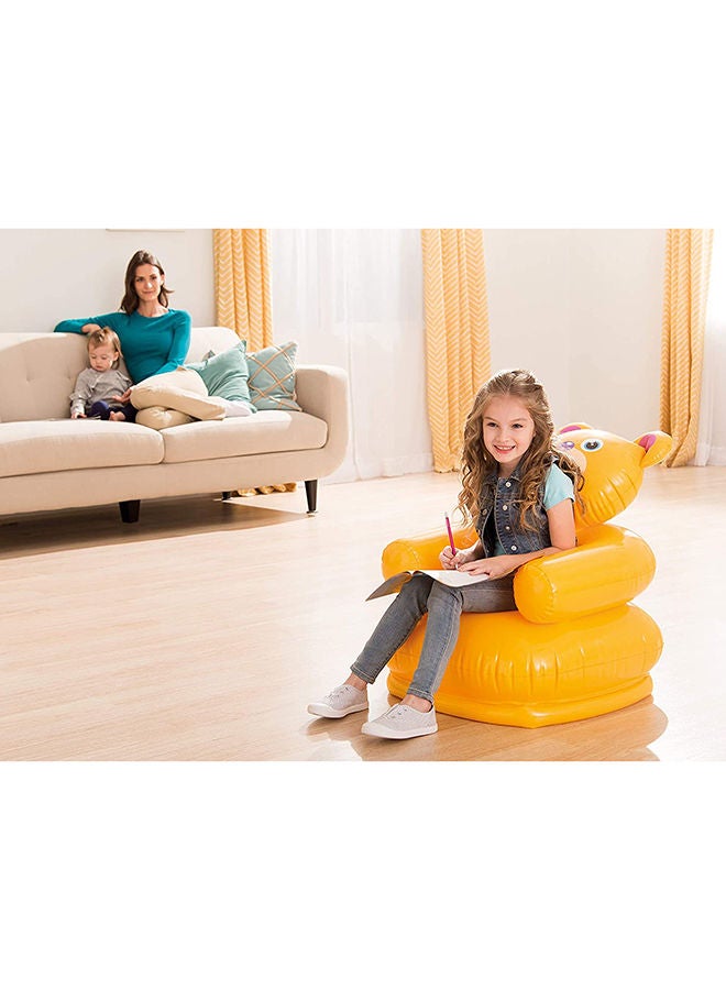 INTEX Durable Inflatable Happy Animal Chair for Babies