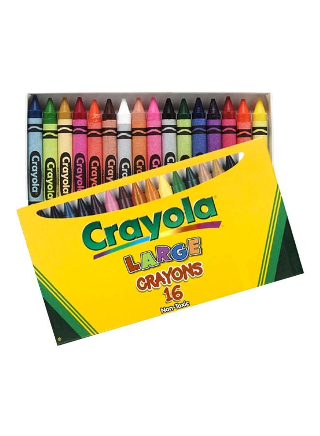 Crayola 16 Piece Large Crayons - Premium Art Supplies