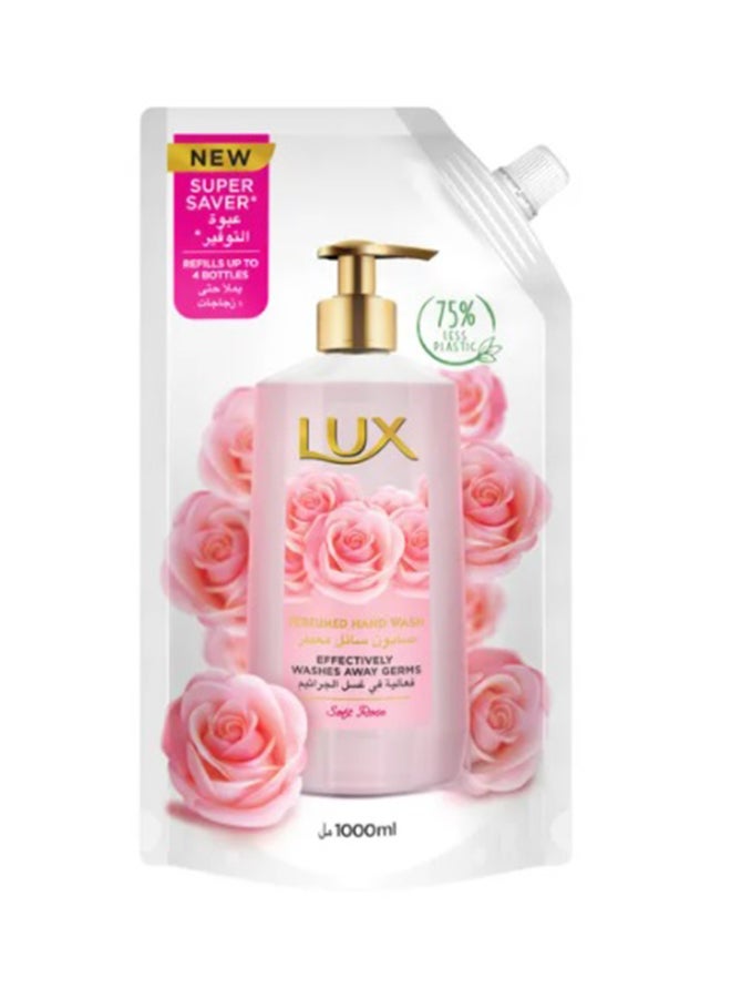 Lux Soft Rose Perfumed Hand Wash Refill Pouch 1L