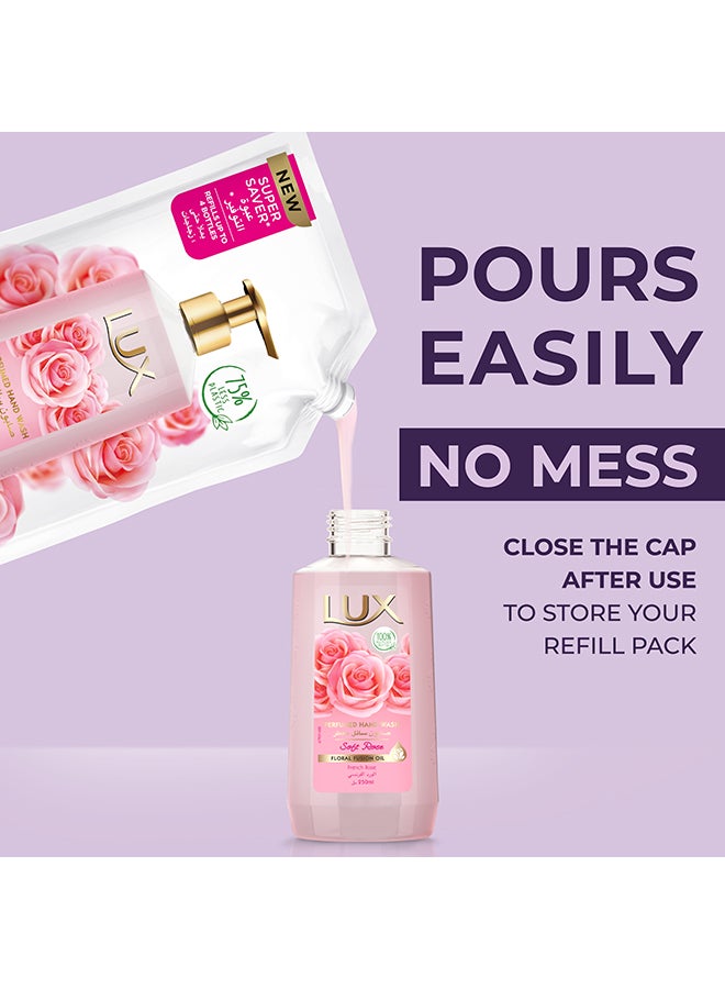 Lux Soft Rose Perfumed Hand Wash Refill Pouch 1L
