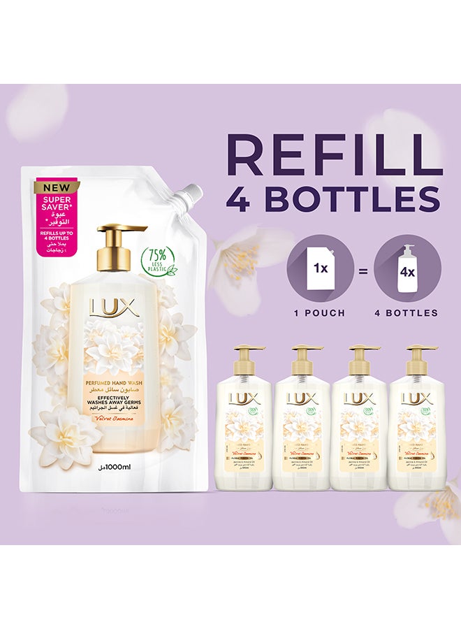 Lux Velvet Jasmine Hand Wash Refill Pouch 1L