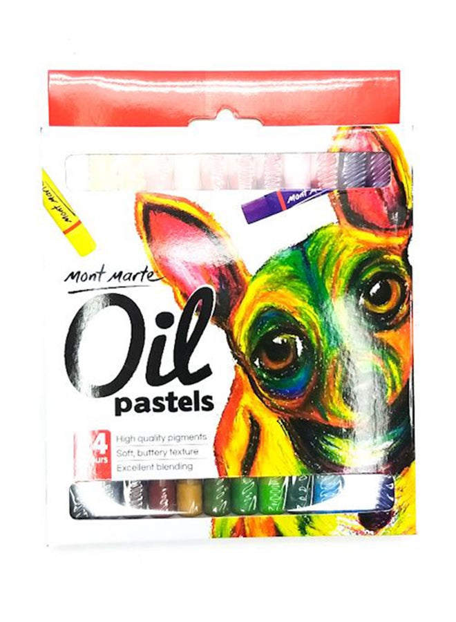 Mont Marte 24-Piece Oil Pastels Set