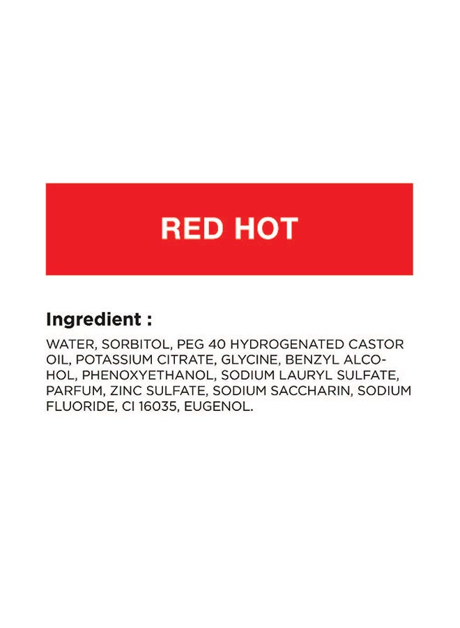 Closeup Red Hot Antibacterial Mouthwash 400ml