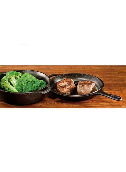 Lodge LCC3 Pre-Seasoned Cast Iron Cooker Black
