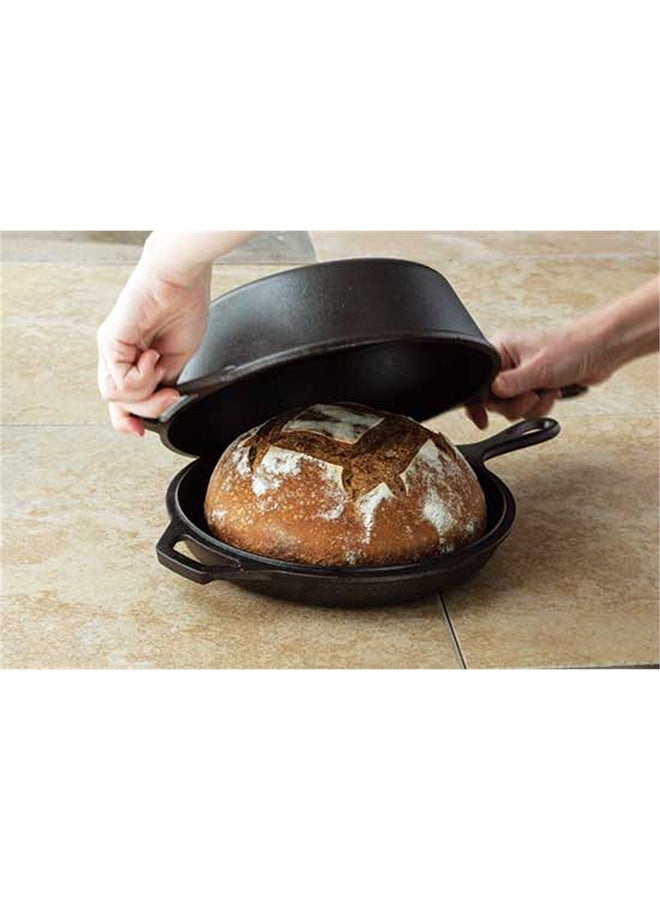 Lodge LCC3 Pre-Seasoned Cast Iron Cooker Black