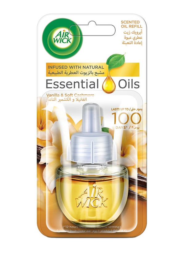 Air Wick Essential Oil Diffuser Refill, Vanilla & Cashmere