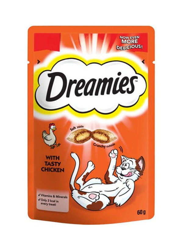 Dreamies Cat Treats Chicken 60g - Premium Cat Treats