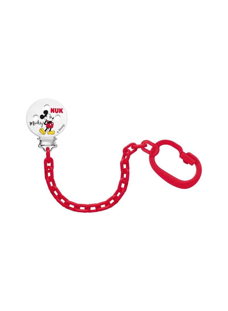 NUK Soother Chain - Mickey for Newborns