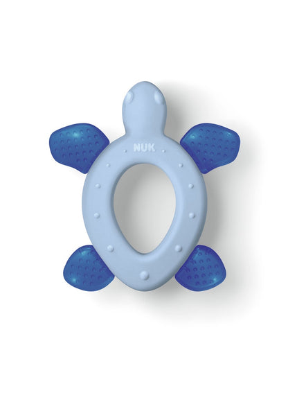 NUK Turtle Shaped Baby Teether, 3+ Months - Blue