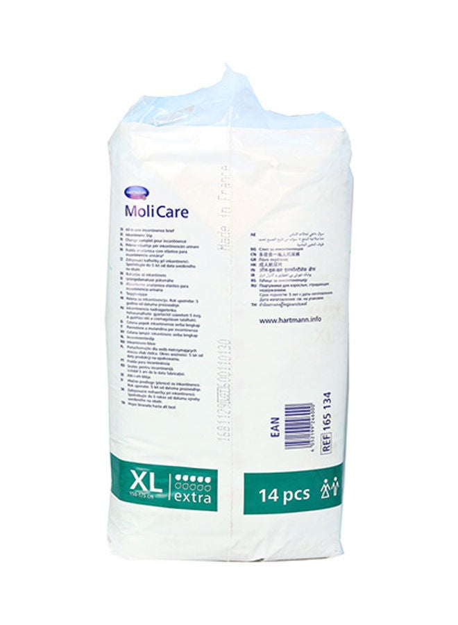 Hartmann 14-Piece Molicare Green Adult Diaper
