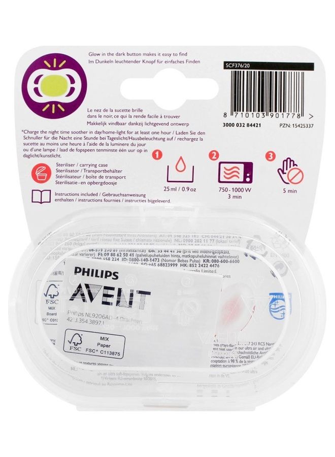 Philips Avent Ultra Air Night Soother - Baby Comfort
