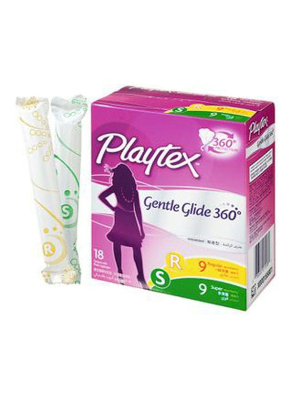 Playtex Gentle Glide Tampons 18 Count