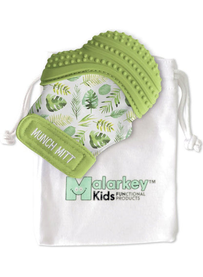 Malarkey Kids Tropical Printed Munch Mitt Teether