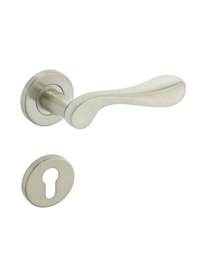 Yale Stainless Steel Door Handle Antique Brass